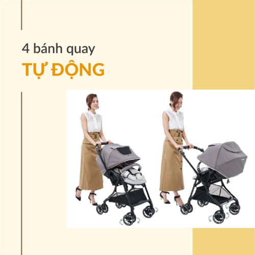 Xe đẩy trẻ em Combi Sugocal Compact