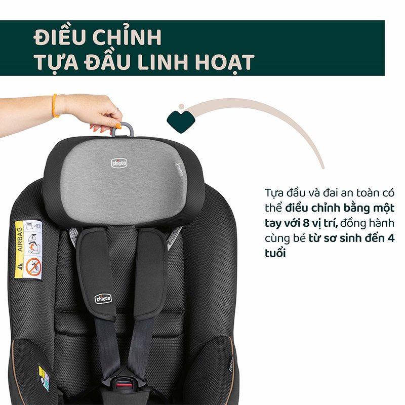 Ghế ô tô Chicco Seat 105 xoay 360 ISOFIX 3 Ghế ô tô Chicco Seat 105 xoay 360 ISOFIX
