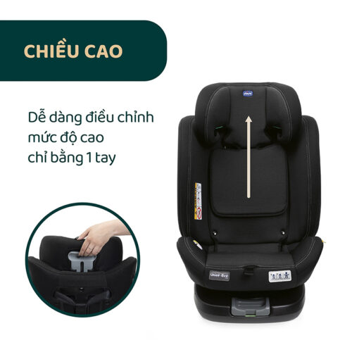 Ghế ô tô Chicco Unico Evo Classic xoay 360 ISOFIX 17 Ghế ô tô Chicco Unico Evo Classic xoay 360 ISOFIX