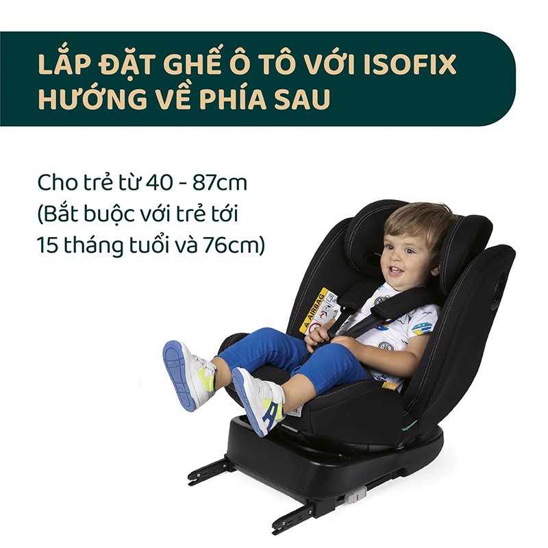 Ghế ô tô Chicco Unico Evo Classic xoay 360 ISOFIX 7 Ghế ô tô Chicco Unico Evo Classic xoay 360 ISOFIX