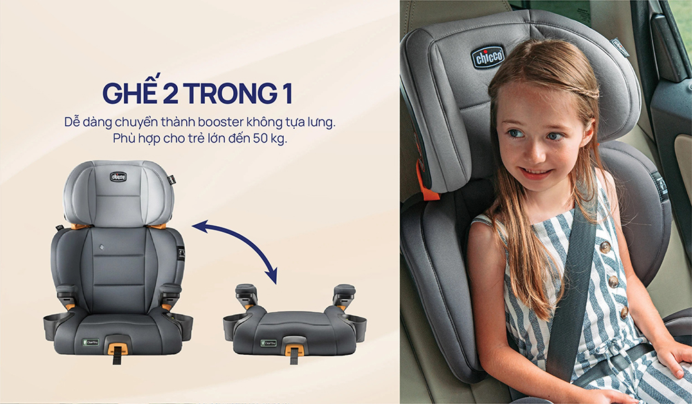 Ghế ô tô Chicco KidFit Plus Isofix 20 Ghế ô tô Chicco KidFit Plus Isofix