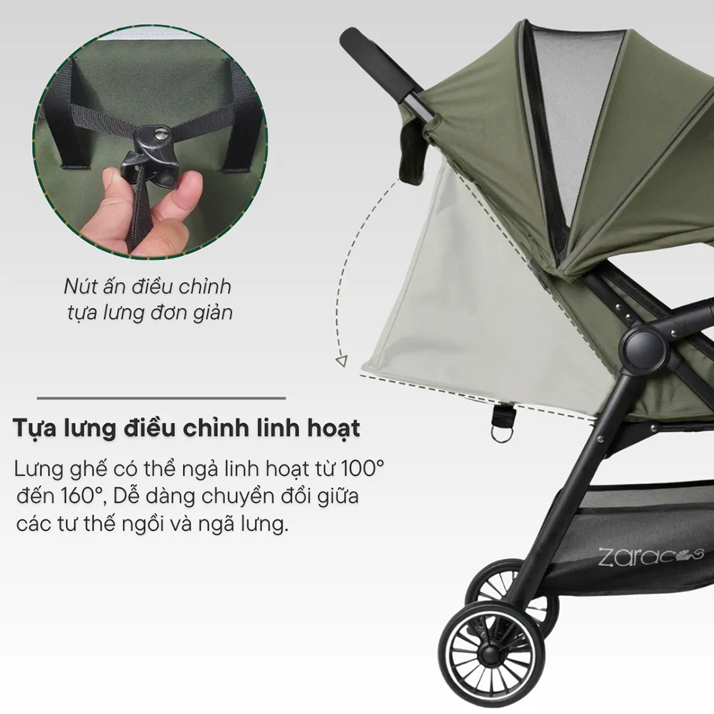 Xe đẩy gập gọn Zaracos Kaiser 9066 20 Xe đẩy gập gọn Zaracos Kaiser 9066