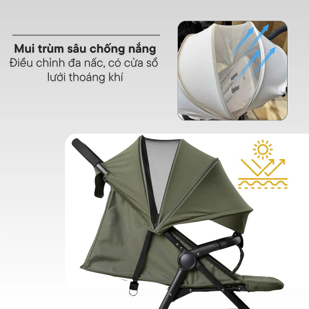 Xe đẩy gập gọn Zaracos Kaiser 9066 21 Xe đẩy gập gọn Zaracos Kaiser 9066