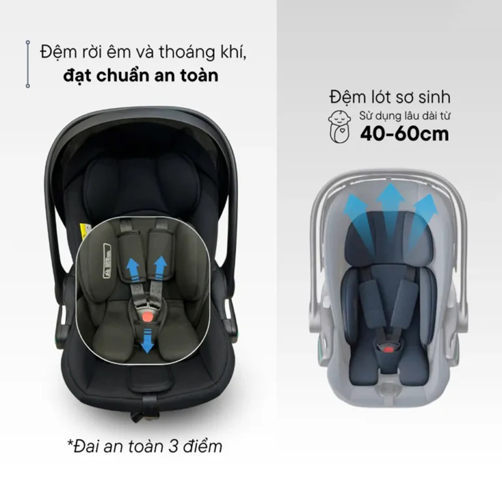 Nôi ghế ô tô Zaracos Nuvio 2656 19 Nôi ghế ô tô Zaracos Nuvio 2656