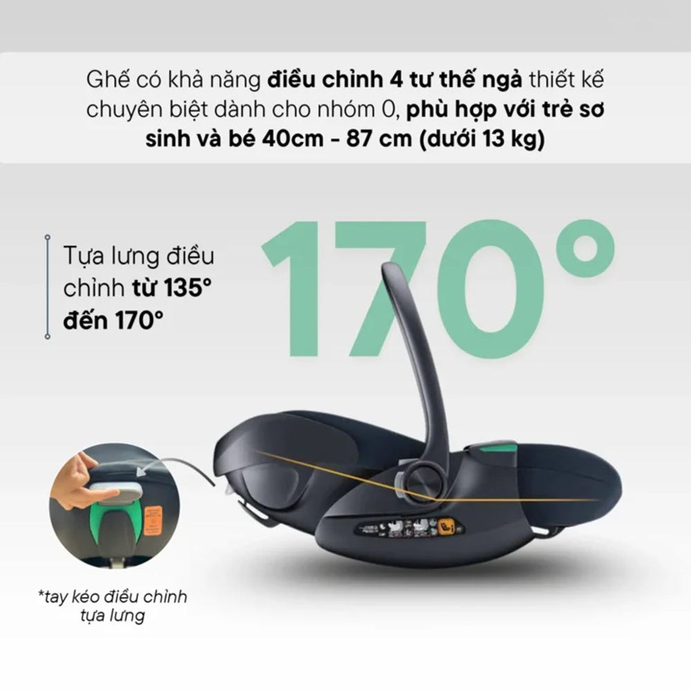 Nôi ghế ô tô Zaracos Nuvio 2656 16 Nôi ghế ô tô Zaracos Nuvio 2656