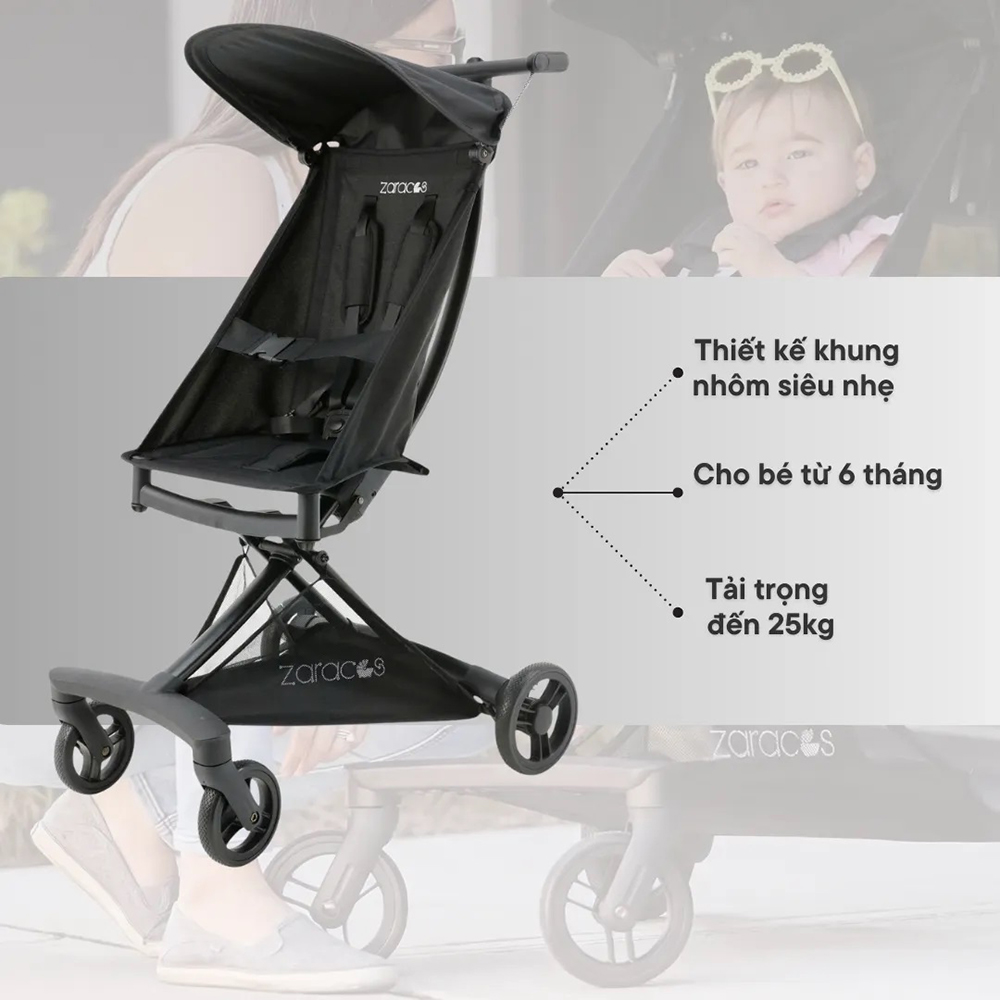 Xe đẩy gập gọn Zaracos Tempo 0276 24 Xe đẩy gập gọn Zaracos Tempo 0276