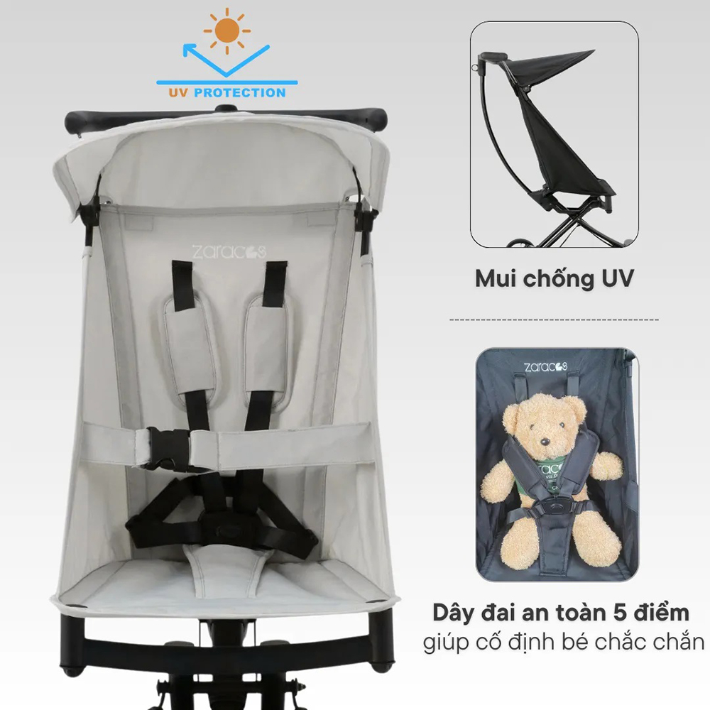 Xe đẩy gập gọn Zaracos Tempo 0276 27 Xe đẩy gập gọn Zaracos Tempo 0276