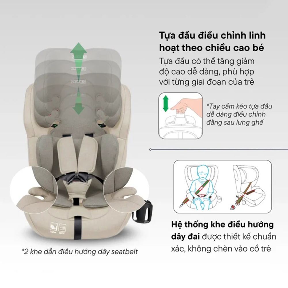 Ghế ô tô Zaracos Tobias 7076 Isofix 21 Ghế ô tô Zaracos Tobias 7076 Isofix