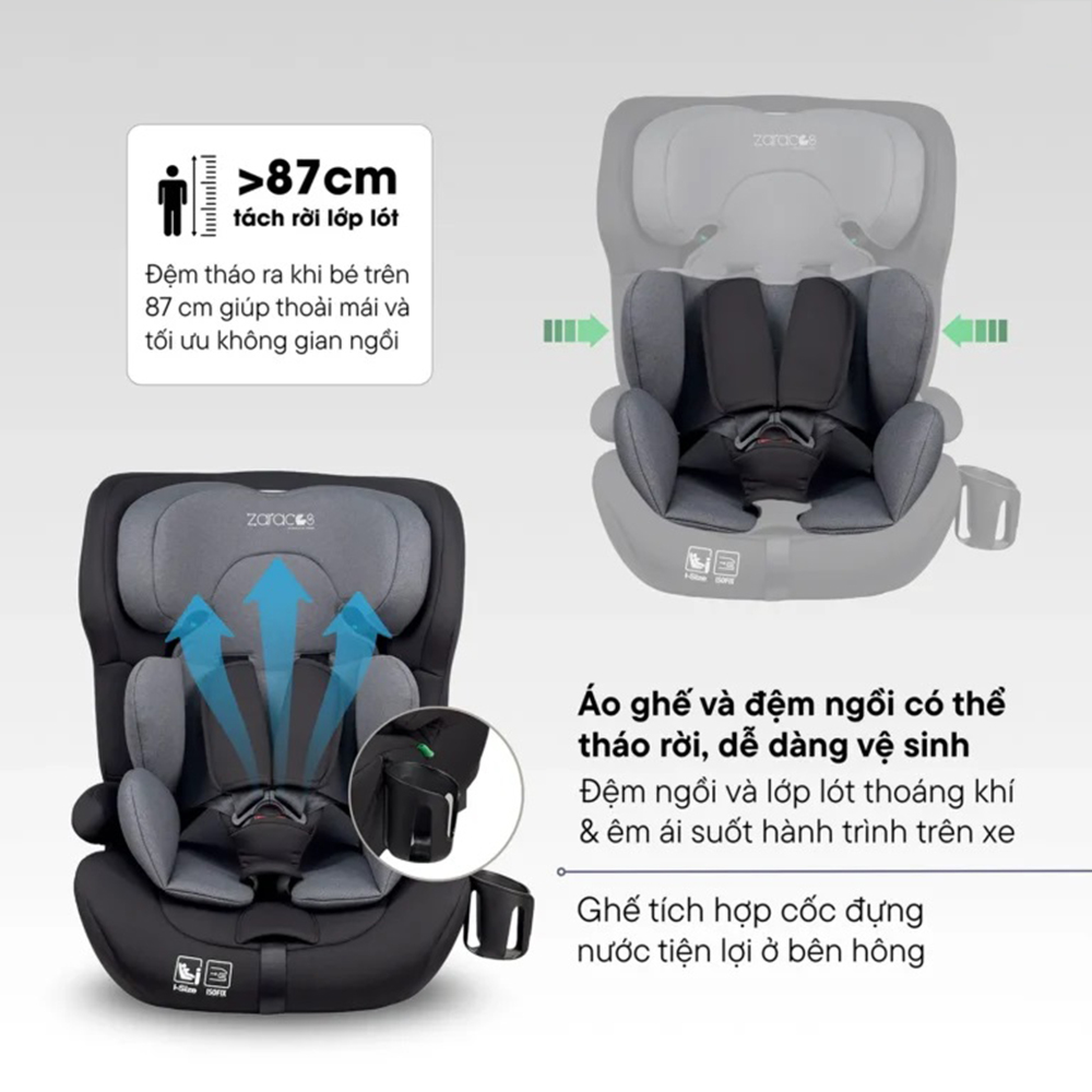 Ghế ô tô Zaracos Tobias 7076 Isofix 22 Ghế ô tô Zaracos Tobias 7076 Isofix