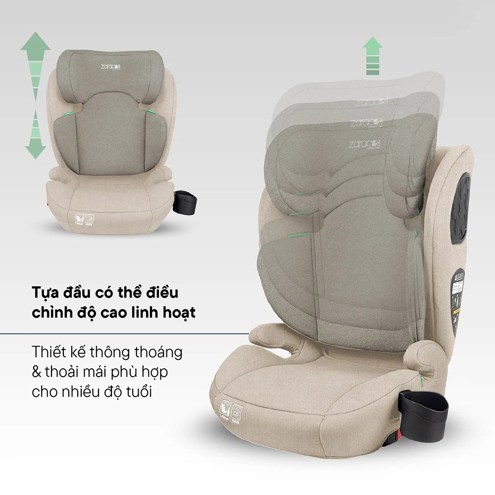 Ghế ô tô Zaracos Rainer 6076 Isofix 22 Ghế ô tô Zaracos Rainer 6076 isofix