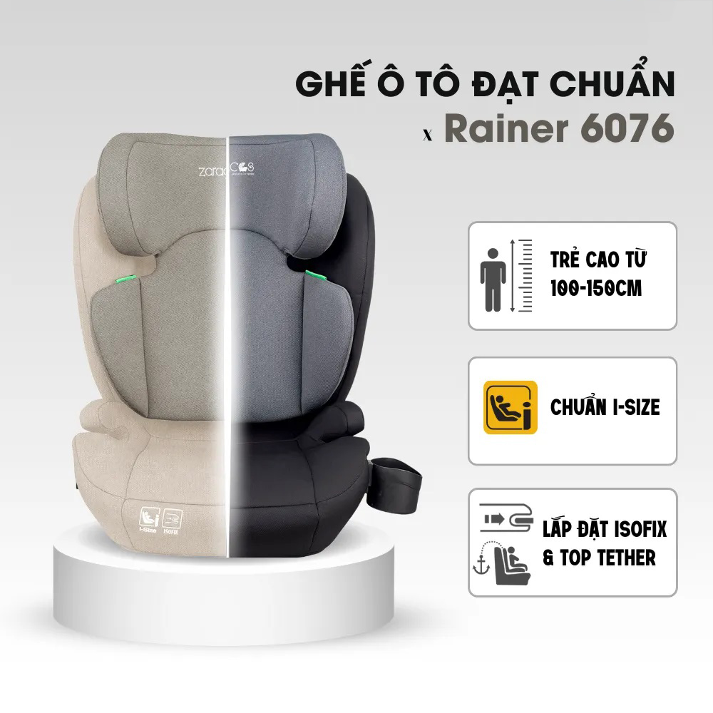 Ghế ô tô Zaracos Rainer 6076 Isofix 18 Ghế ô tô Zaracos Rainer 6076 isofix